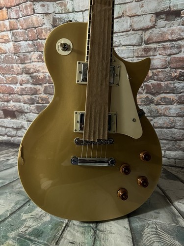 OSCAR SCHMIDT GOLD TOP ELECTRIC GUITAR BRAND NEW MINOR DAMAGE PRIORITY SHIPPING - Picture 16 of 24