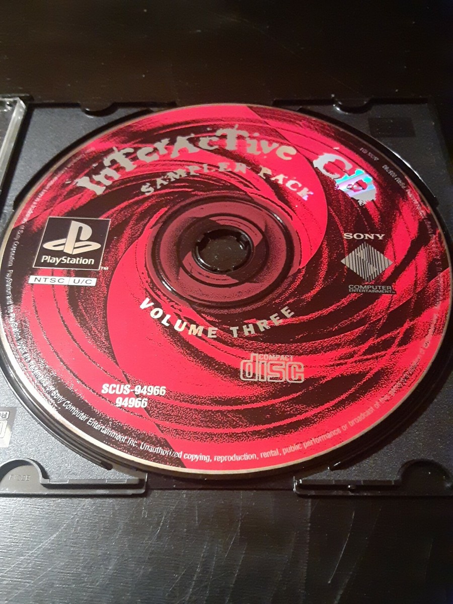 Sony Playstation 1 PS1 Interactive CD Volume 3 Sampler Pack Demo