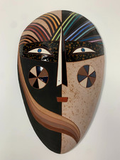 LOUIS MENDEZ Pottery Wall Mask Signed