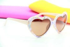 NEW STELLA MCCARTNEY KIDS SK 0037S 001 PINK HEART SUNGLASSES AUTHENTIC 49-14