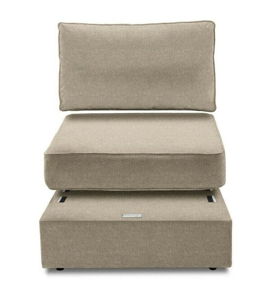 Lovesac Sactionals Seat Cover Set Natural Crossweave, Pack of 3
