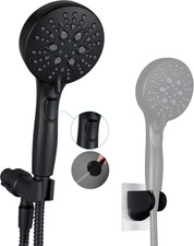 Handheld Shower Head with on off Switch&Built-In Power Spray,7-Setting High Pres
