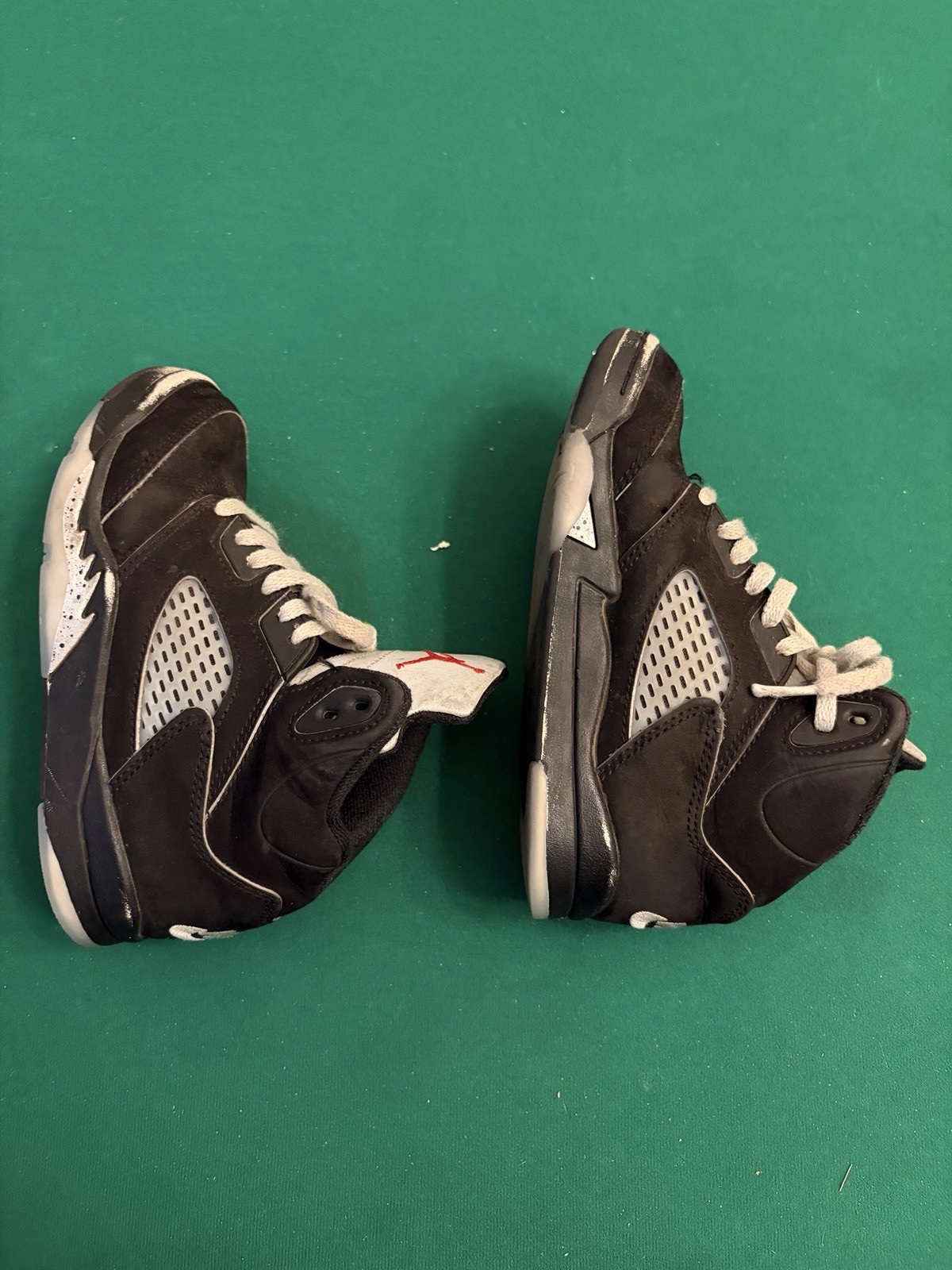 Jordan 5 Retro OG Black Metallic Reimagined Preschool PS Size 13C HF3978-001 thumbnail 8