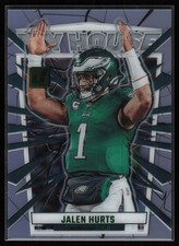 2023 Clearly Donruss #2 Jalen Hurts My House Green #'d/49 Color Match Eagles NM