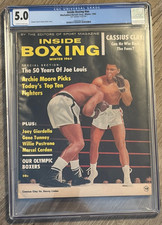 1964 Inside Boxing w/ Ali/Clay v. Liston Cover CGC 5.0 OW-W Pages
