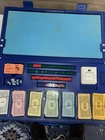 Vintage 1961 Rare Monopoly Set Parker Bros Classic Board Game Travel Hard Case