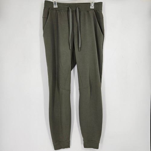 Lululemon Jogger Mens Large City Sweat Green Stretch Performance Athleisure