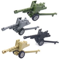 Blocchi Costruzione Militari WW2 Soldati Esercito Cannone Giocattolo Bambini 3D