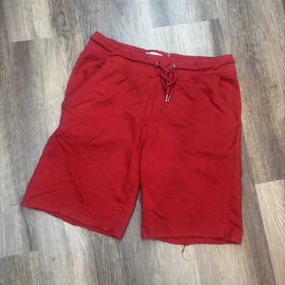 Evolution in Design Shorts Red Distressed | Men s Size Small 