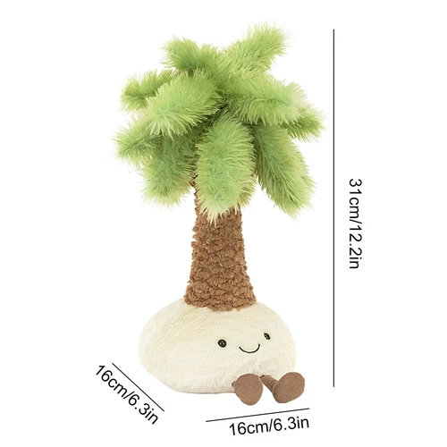 Jelly Cat Amuseables Pammie Palme Stofftier Kuscheltier 🌴 mit Etikett & Beutel - Bild 2 von 9