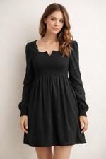Old Navy Smocked Bodice Babydoll Milkmaid Romantic Long Sleeved Women's Small
