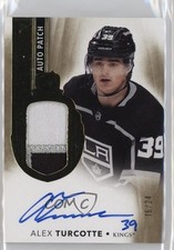 2021 Upper Deck The Cup Rookie Gold Foil 16/24 Alex Turcotte #171 Patch Auto 0q3