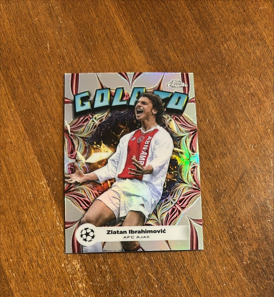Zlatan Ibrahimovic 2023-24 Topps Chrome Golazo GL-15 AFC Ajax | eBay