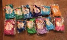 1999 - Ty McDonald's Teenie Beanie Babies - Free Ship Set of 12 - Unopened