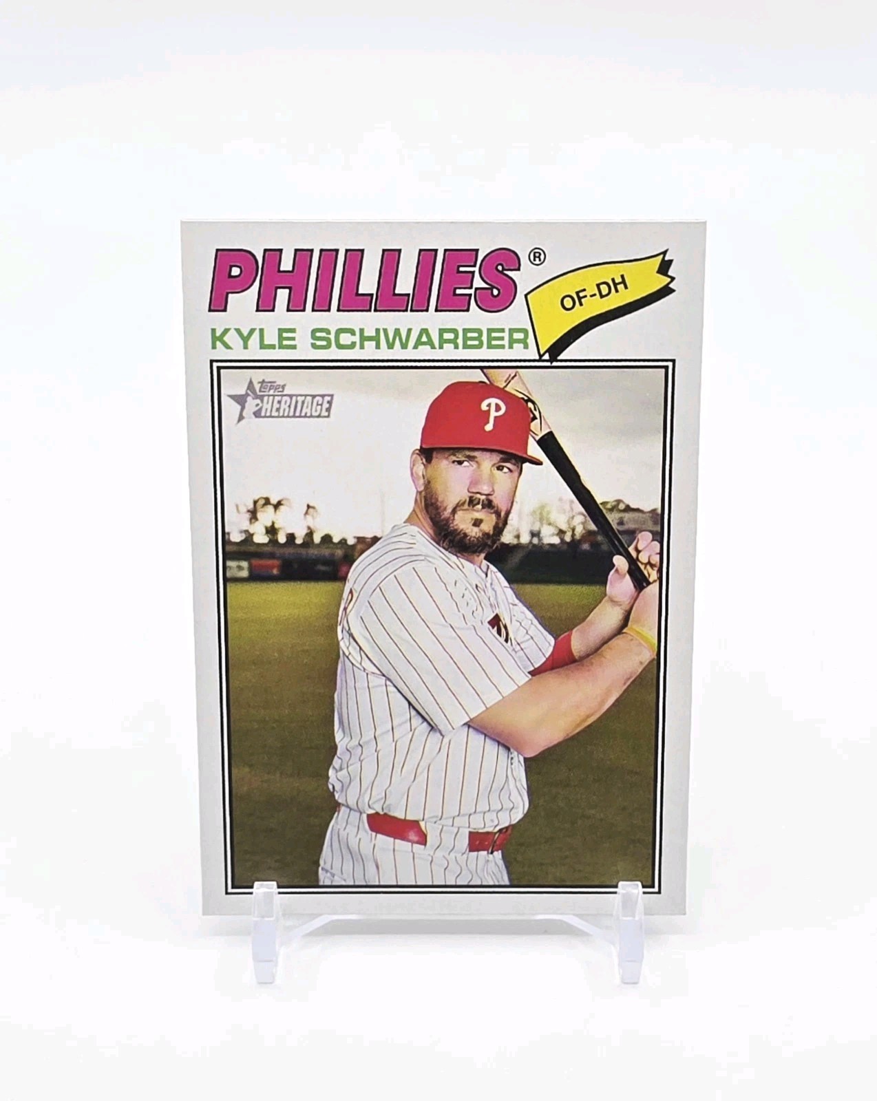 2026 Topps Heritage Kyle Schwarber No. 159