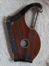 Harfenzither Alt von Johann Bucher Gebaut 1899 Original guter Zustand