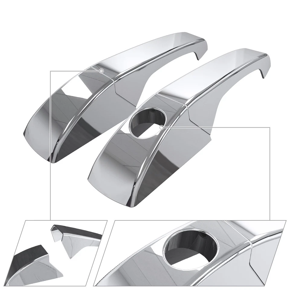 Door Handle Covers Fits 2005-2010 Chrysler 300 300C Sebring Dodge Magnum Chrome Foto 3 de 4