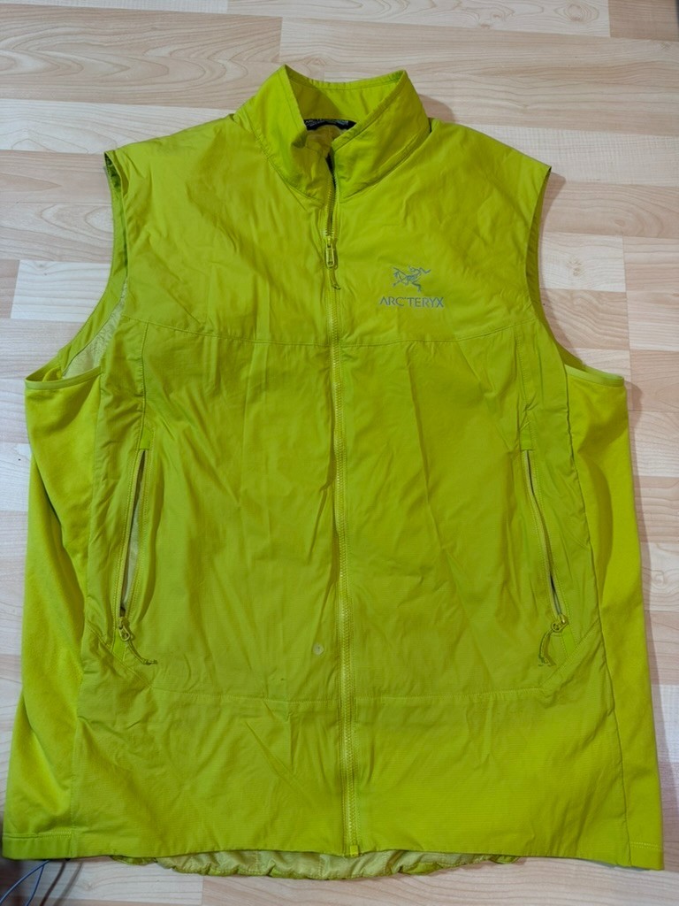 Arcteryx Atom Vest - Men's XL Yellow Green Insulated Coreloft | eBay