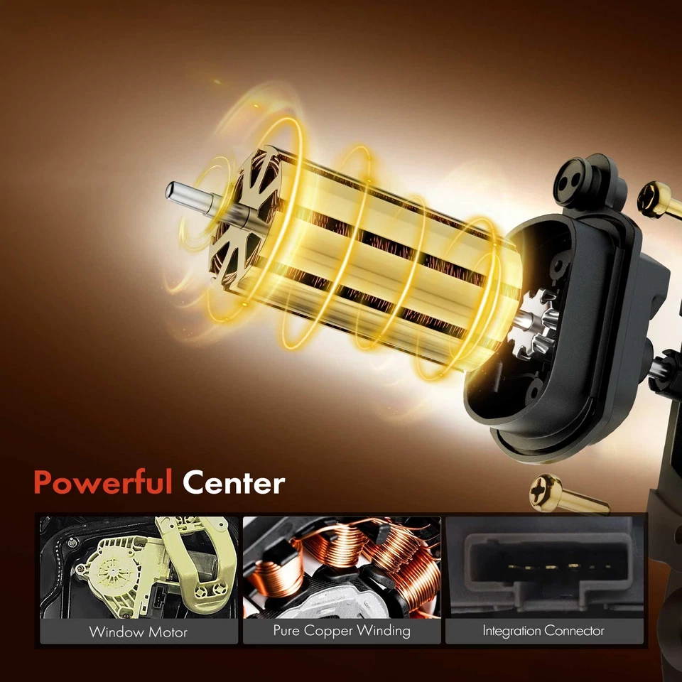 2 регулятора переднего стеклоподъемника с двигателем для Land Rover LR3 Range Rover Sport - Изображение 4 из 4