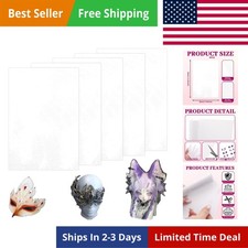 5 Sheets 0.5mm White Fursuit Eyes Mesh, Waterproof  Printable PVC Eye Mesh S...