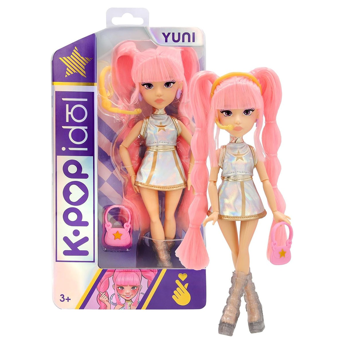 Pink K-Pop Idols Fashion Doll Yuni - Image 3