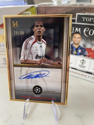 2024/25 Topps Museum Collection Kaka Gold Frame Auto /50 AC Milan AC Case Hit SP