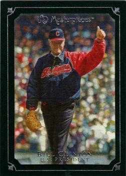 2007 Upper Deck Masterpieces #76 Bill Clinton Green Linen