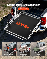 Sliding Truck Bed Organizer, Black
