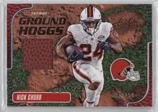 2024 Panini Absolute Ground Hoggs Materials 237/250 Nick Chubb #GHM-NCB 0s9t