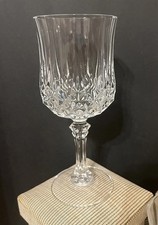 Cristal d'Arques Longchamp 24% Lead Crystal Wine Glasses Set of 6, 7.25 in — listing 6