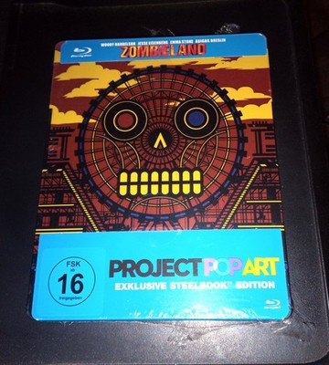 ZOMBIELAND EXKLUSIVE POP ART STEELBOOK EDITION BLU RAY NEU & OVP