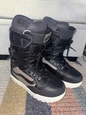 Vans Luna Ventana Pro Snowboarding Boots Black Khaki Size 10 Womens | Excellent