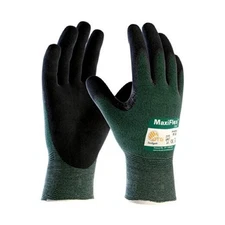 34-8743 Gloves Cut Resistant Nitrile Coated Work Green X-Large (Pack of 2) 12