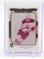 RAPHAEL LAVOIE 2023-24 UD THE CUP ROOKIE MASTERPIECES MAGENTA PLATE 1/1 Q0107