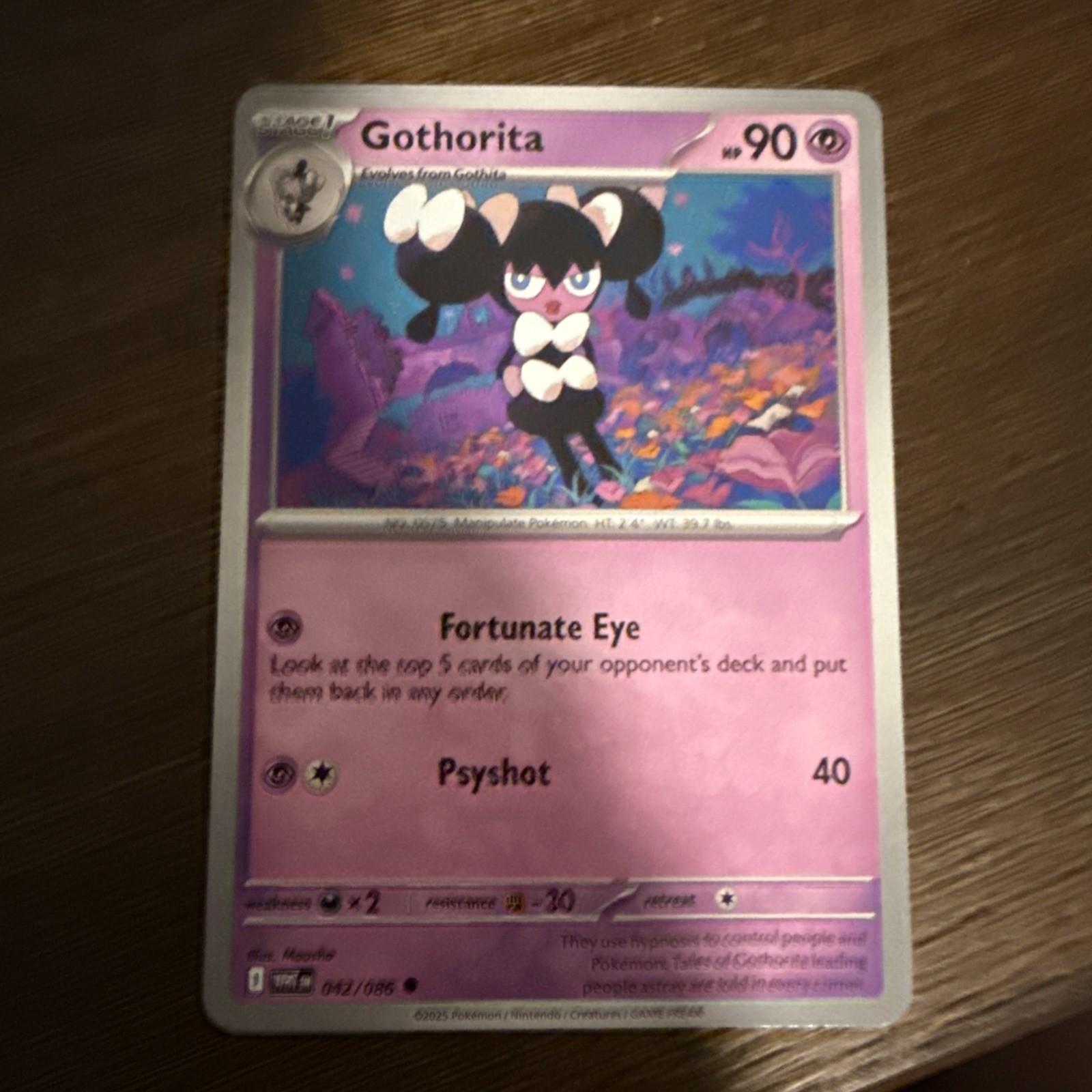 Pokemon TCG - Gothorita - 042/086 - SV: White Flare