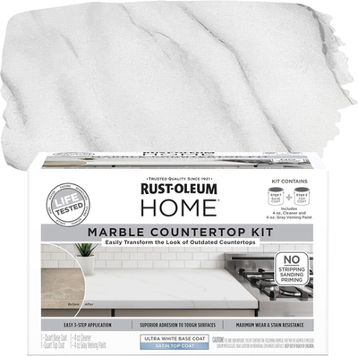 #ad #ad Rust Oleum 384964 Home Marble Countertop Coating Kit 72 Fl Oz White $84.37