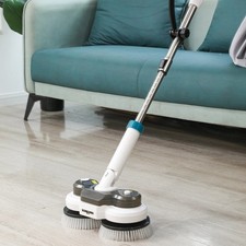 Cordless Power Scrubber Mop for Floor Cleaning Automatic Spin LED Display