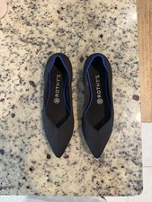 Rothy  s Pointed Toe Black Flats