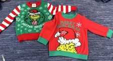 Grinch Sweater  Sweatshirt COMBO   Size 2T