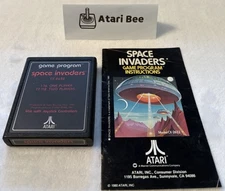 TESTED Space Invaders VGC ~ Atari 2600 Game w/ Nice Manual 1978 - Video