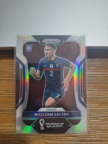William Saliba [Silver] #106 2022 Panini Prizm World Cup card