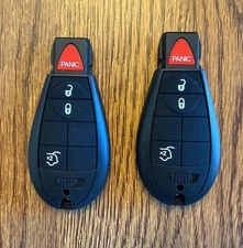 2 Remote Car Key Fob Fits 2008 2009 2010 Jeep Grand Cherokee Commander 4 Buttons