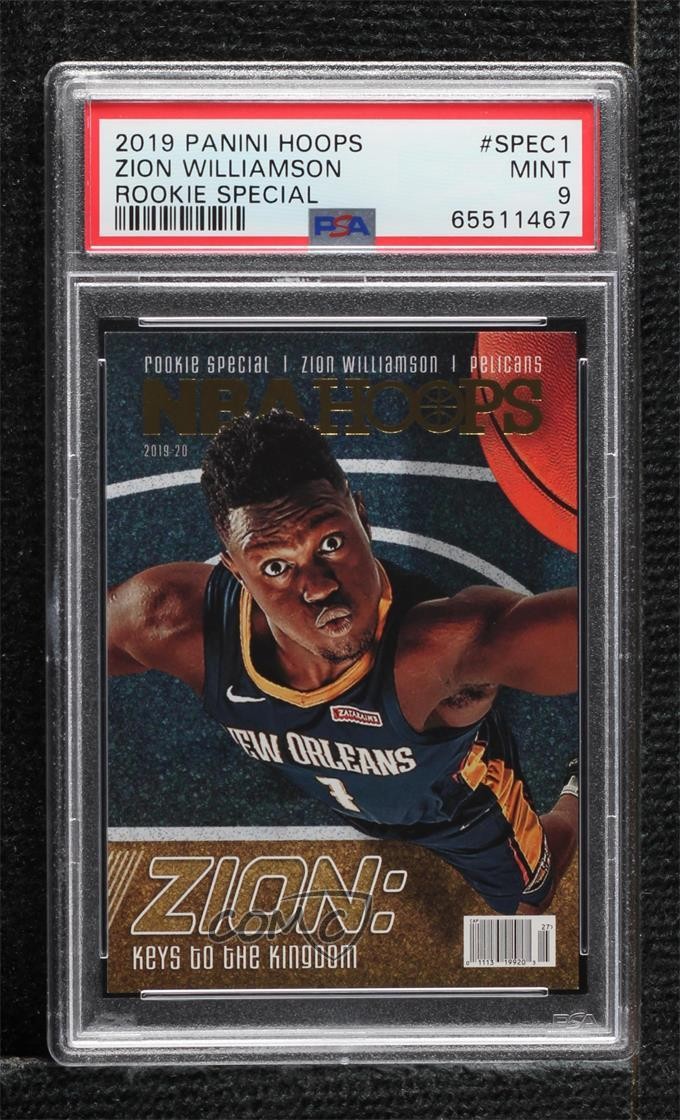 2019 Panini NBA Hoops Rookie Special Zion Williamson ##SPEC1 PSA 9 MINT RC v9t