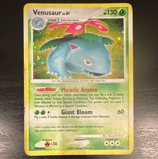Venusaur Secret Wonders 20/132 Holo Rare SWIRL HP EN 2007 Kazuyuki Kano DPBP  on eBay