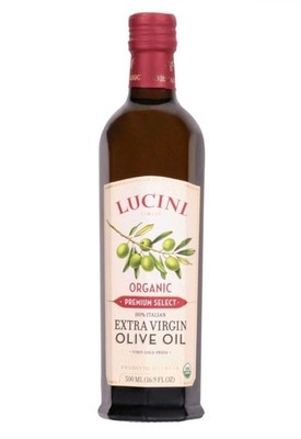 Lucini Organic Premium Select Extra Virgin Olive Oil   16.9 Fl Oz NEW