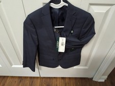 Lauren Ralph Lauren Boys Navy Blue Blazer / Sport Coat Size 8R New With Tags