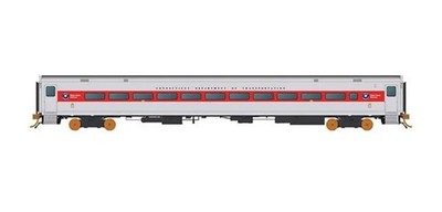 Rapido N Scale Comet Commuter Coach Connecticut DOT CDOT (silver, red) 528036