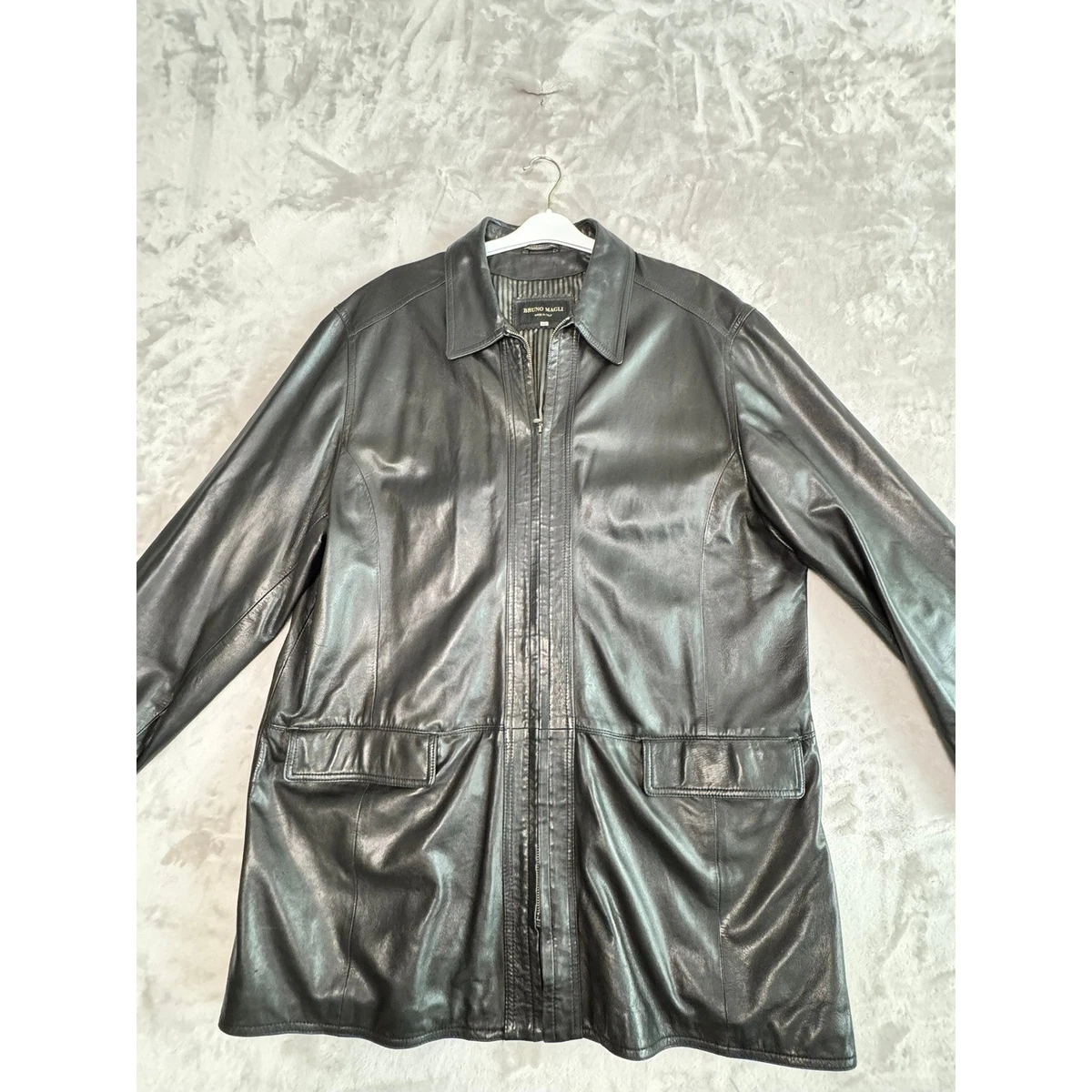 Bruno Magli Coats, Jackets & Vests Leather Outer Shell for Men for