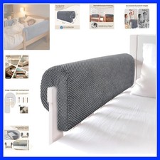 Toddlers' Bed Rail Bumpers Protector, Children's Bed Guardrail Padding, Soft ...