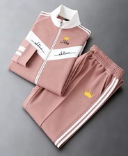 Men's Outfit 2 Piece Set Shirt Pants Track Suit PLUS SIZE BIG 2XL